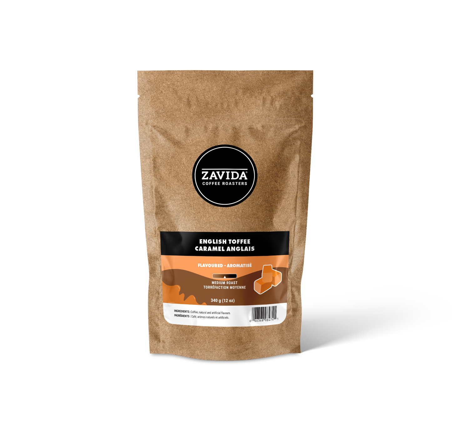 Café Zavida Caramel Anglais - 340g grains