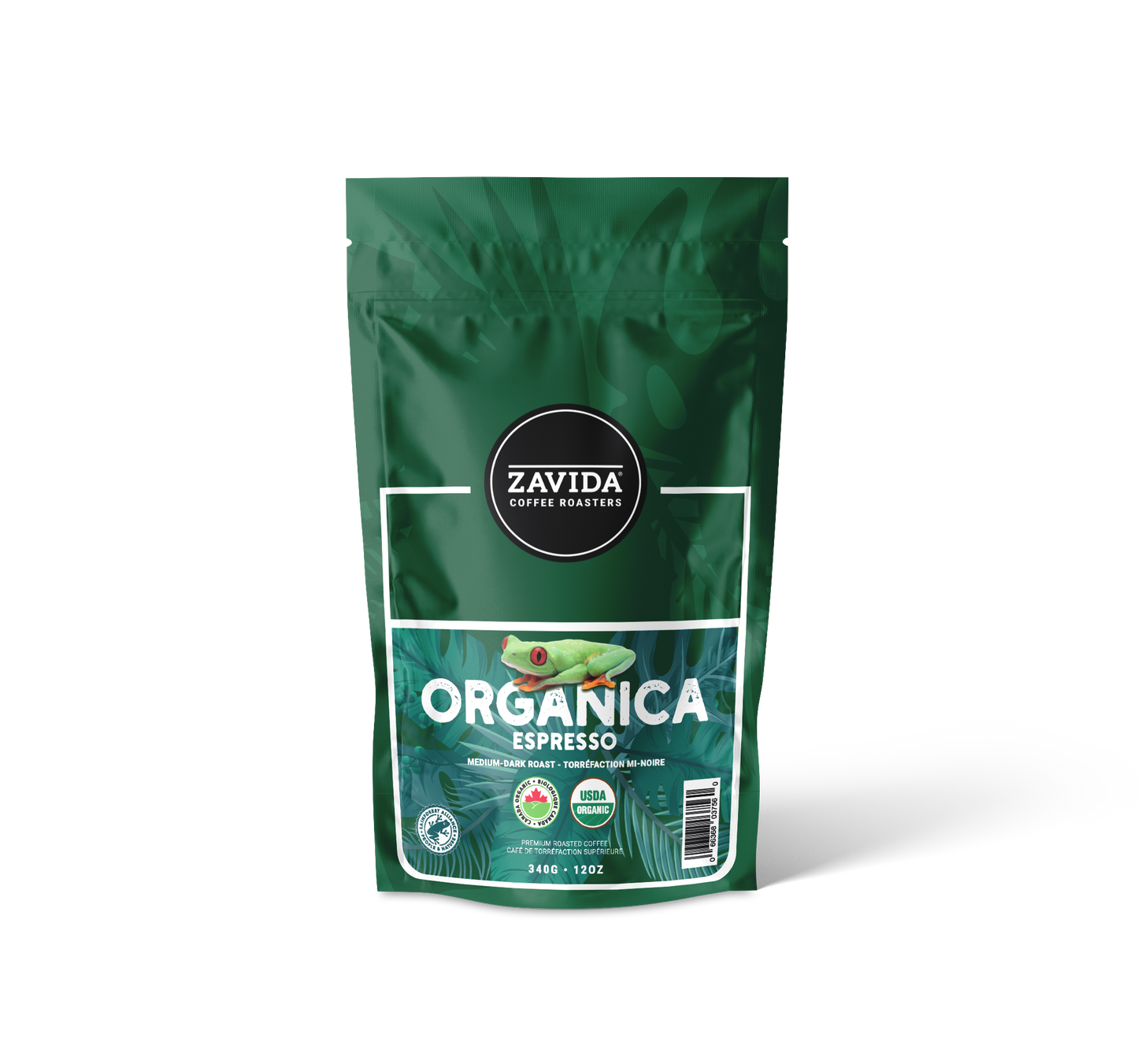 Café Zavida Espresso Organica Rainforest Alliance - 340g grains
