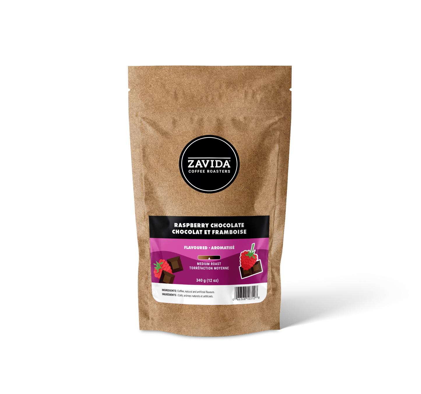 Zavida Raspberry Chocolate Coffee - 340g whole beans
