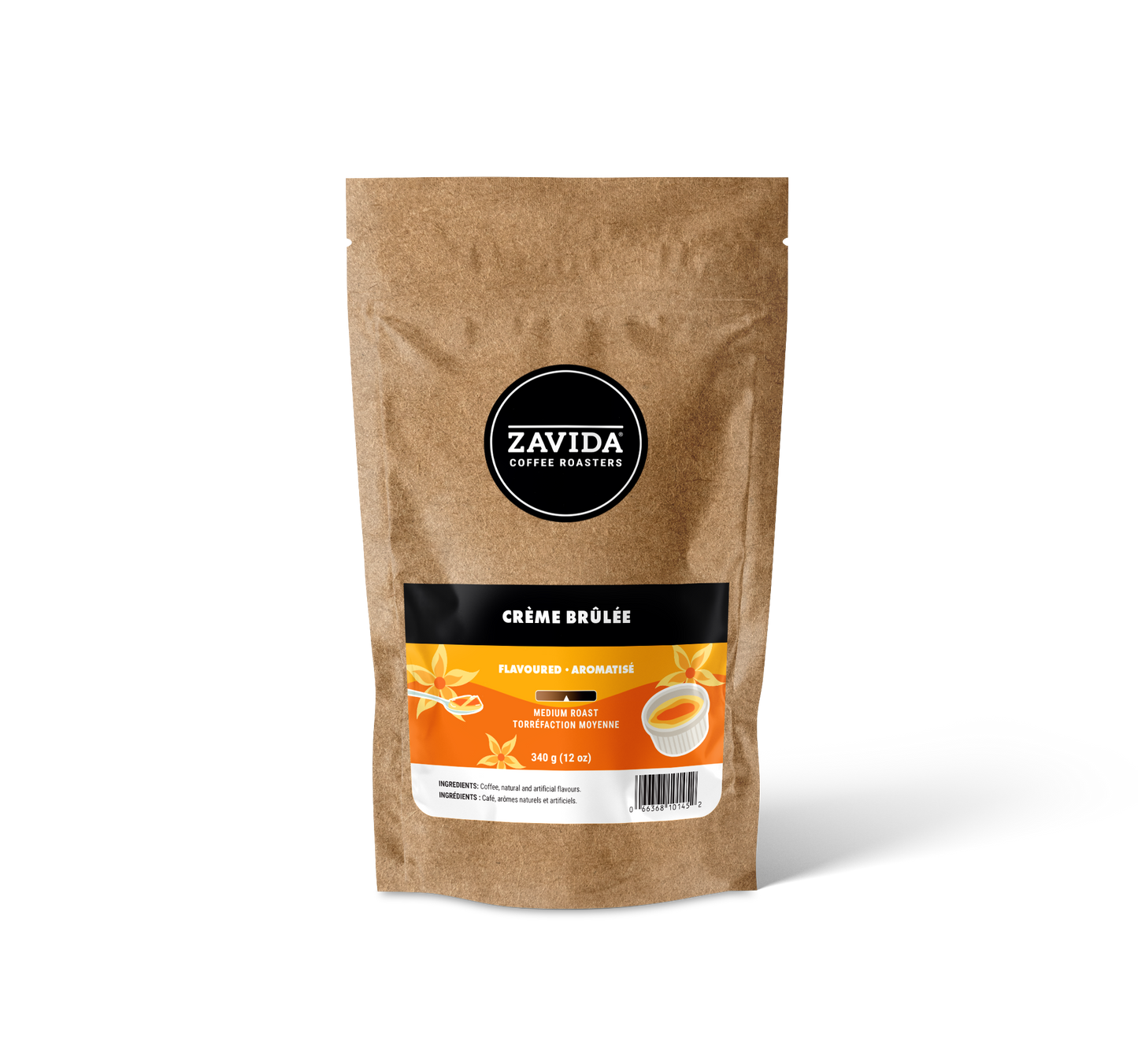 Zavida Crème Brûlée Coffee - 340g whole bean