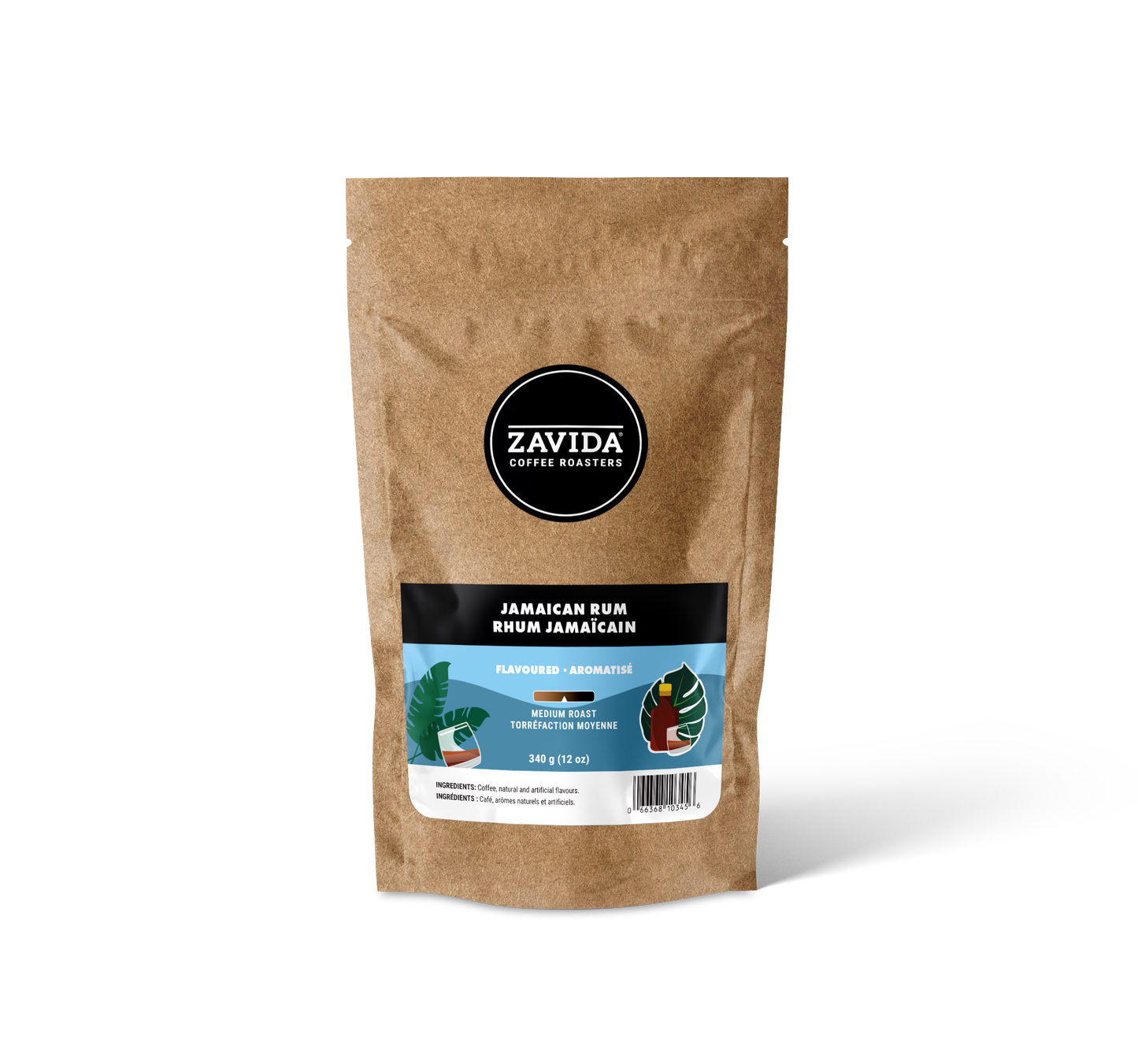Zavida Jamaican Rum Coffee - 340g whole bean