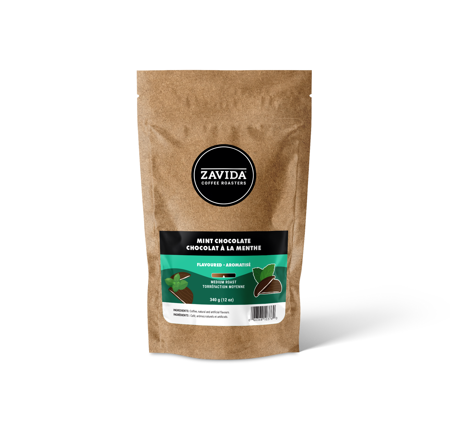 Kaffee Zavida Minz-Schokolade - 340g Bohnen
