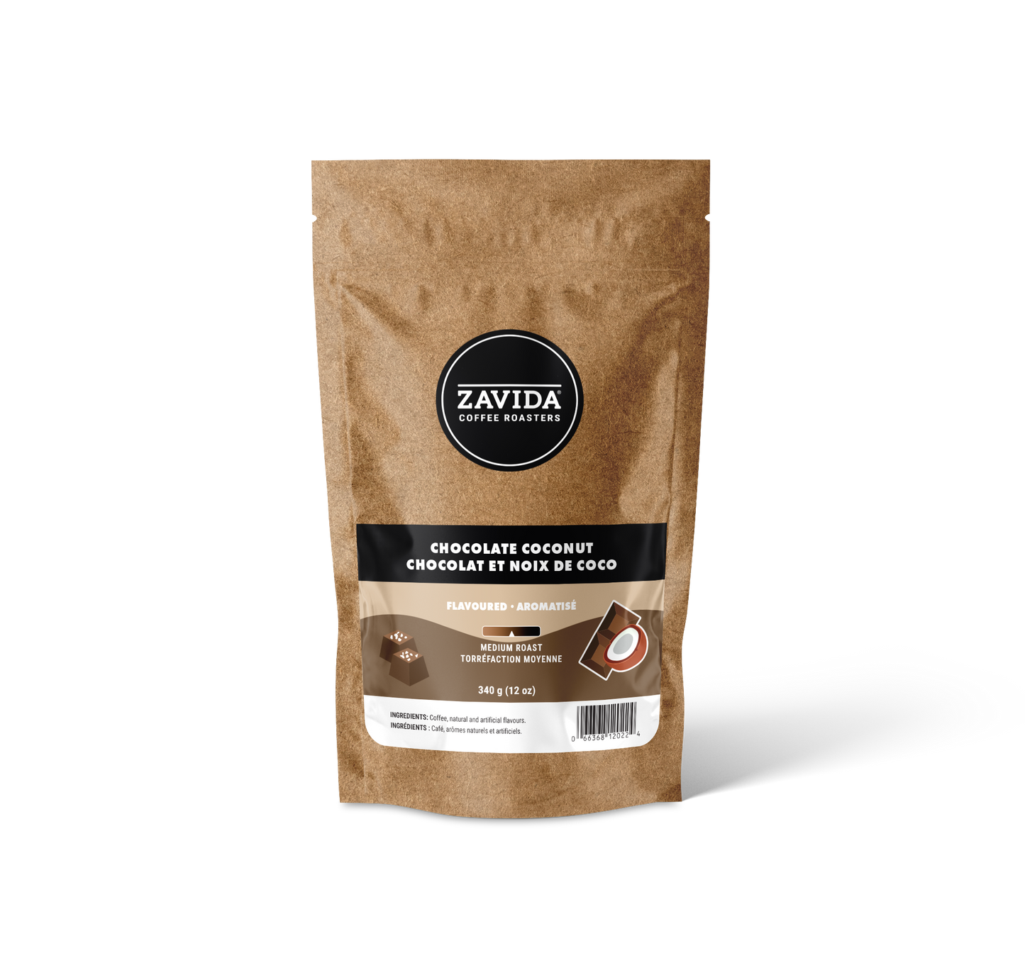 Zavida Chocolate Coconut Coffee - 340g whole bean